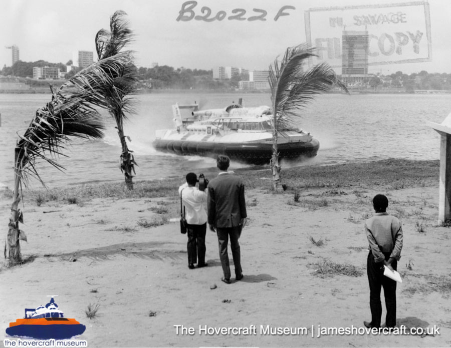 SRN6 - trans-African adventure -  (credit: The Hovercraft Museum Trust).
